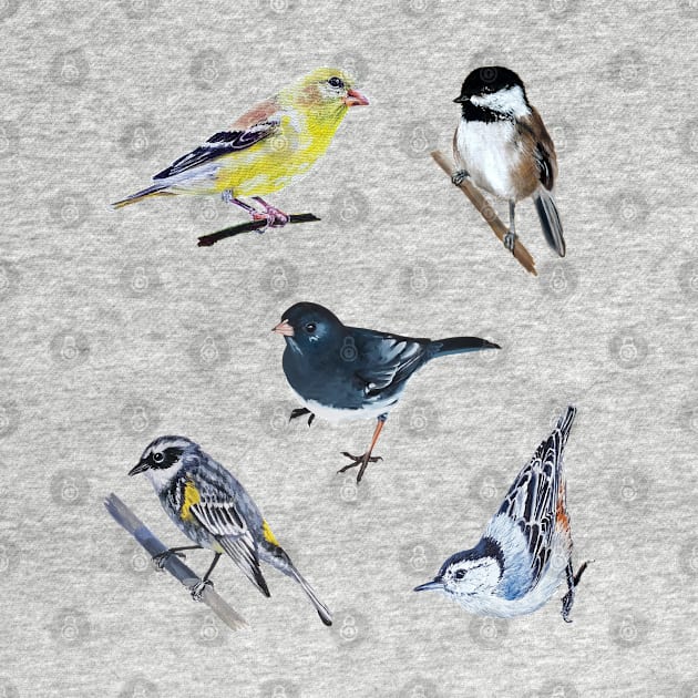 Little Birds sticker set by EmilyBickell